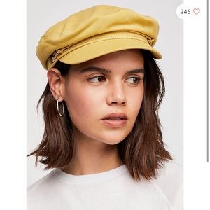 Brixton Chelsea Lieutenant Yellow Messenger Hat